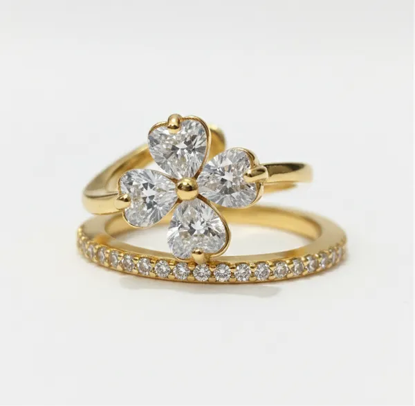 Gold_With_Diamonds_Quad_Hearts_Crown_Ring_For_Women